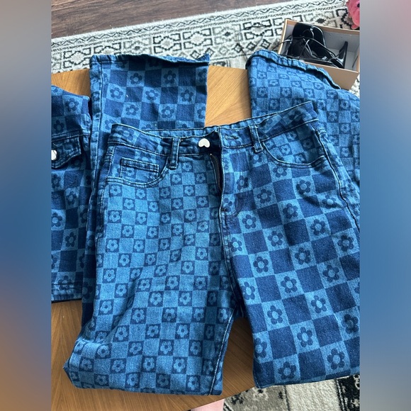 Matching Jean set from Dolls Kill size small - Picture 4 of 4